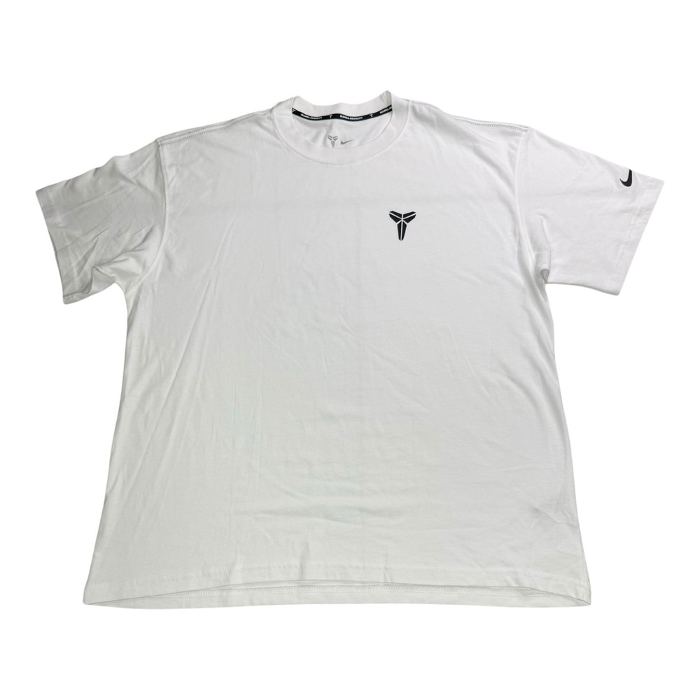 Nike Kobe Bryant Mamba Mentality Basketball T-Shirt White Black Men's L